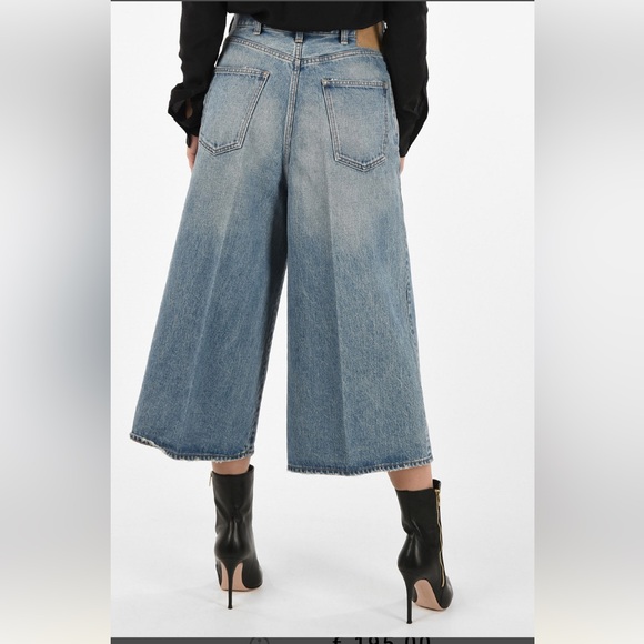 CELINE - WIDE LEG HIGH WAIST JEANS - Size 25 - Picture 2 of 13